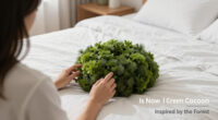 A Bright White Bedroom Is Now A Green Cocoon “Inspired By The Forest”