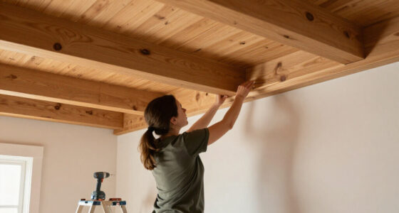 A Structural Beam Was An Eyesore In This Bedroom — She Added Paneling To Disguise It