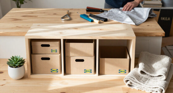 She Used IKEA Storage To Make Her Studio Feel Like A One-Bedroom