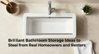 16 Brilliant Bathroom Storage Ideas To Steal From Real Homeowners And Renters