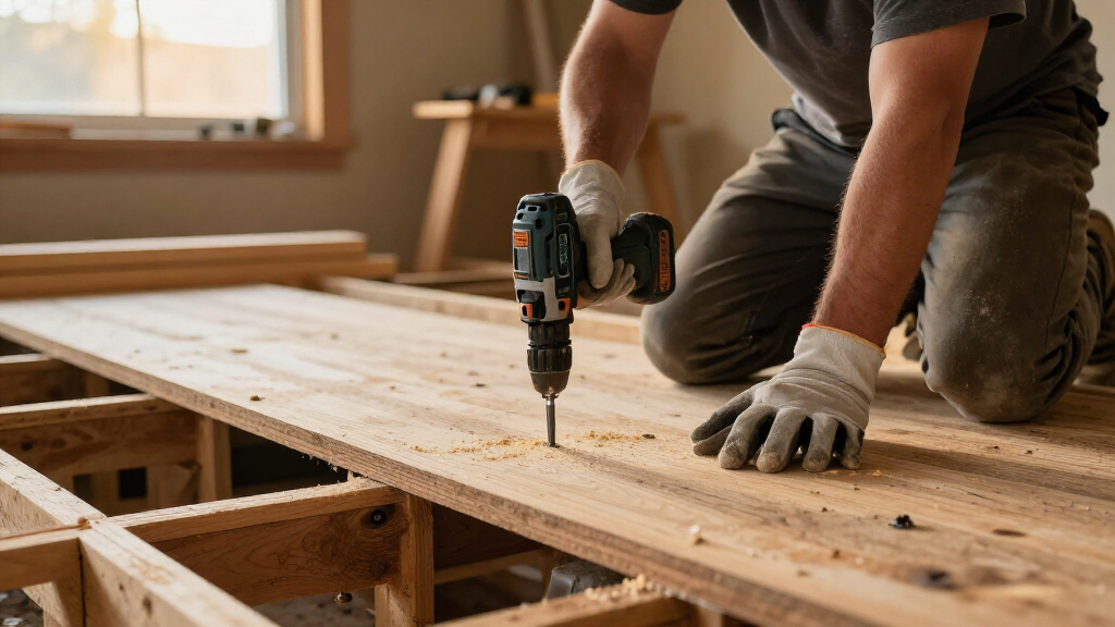Best Practices for Installing Subflooring with Power Tools