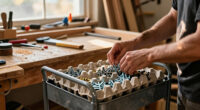 Ditch Bins: The Smarter Way To Organize A Storage Cart Using Empty Egg Cartons