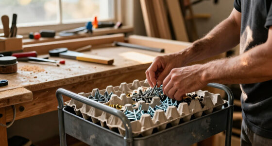 Ditch Bins: The Smarter Way To Organize A Storage Cart Using Empty Egg Cartons