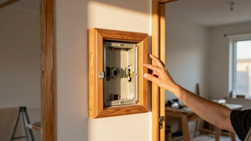 DIYers Are Hiding Unsightly Electrical Panels With This Home Design Staple