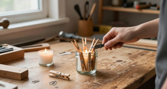 Grab Some Clothespins For This Elegant DIY Candle Holder Idea