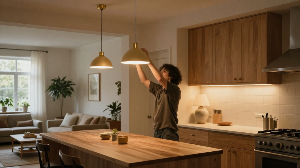 How I'm Taking Inspiration From Living Rooms For My Kitchen Lighting Upgrades This Autumn