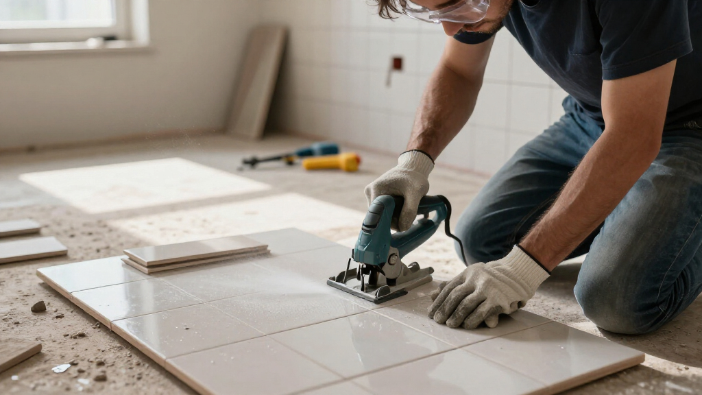 How to Use and Maintain Handheld Tile Saws for Precise Cuts
