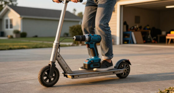 I Electrified My Push Scooter With A Power Drill