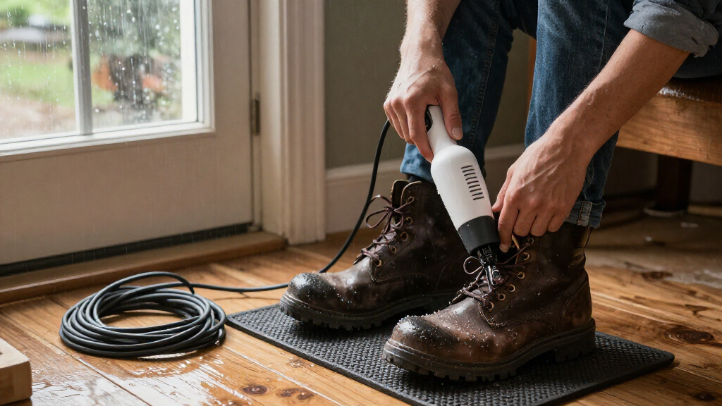 Lidl’s £10 Electric Shoe Dryer Will Dry Your Shoes Fast And Banish Damp Smells – It’s A Must-have For Wet Winters