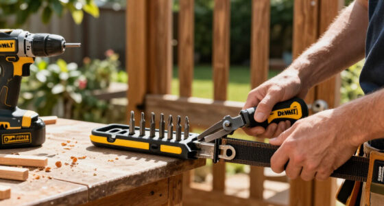 Need A Portable Bit Holder? The DeWALT Keyring Set For 1/4" Hex Bits Is $13.50