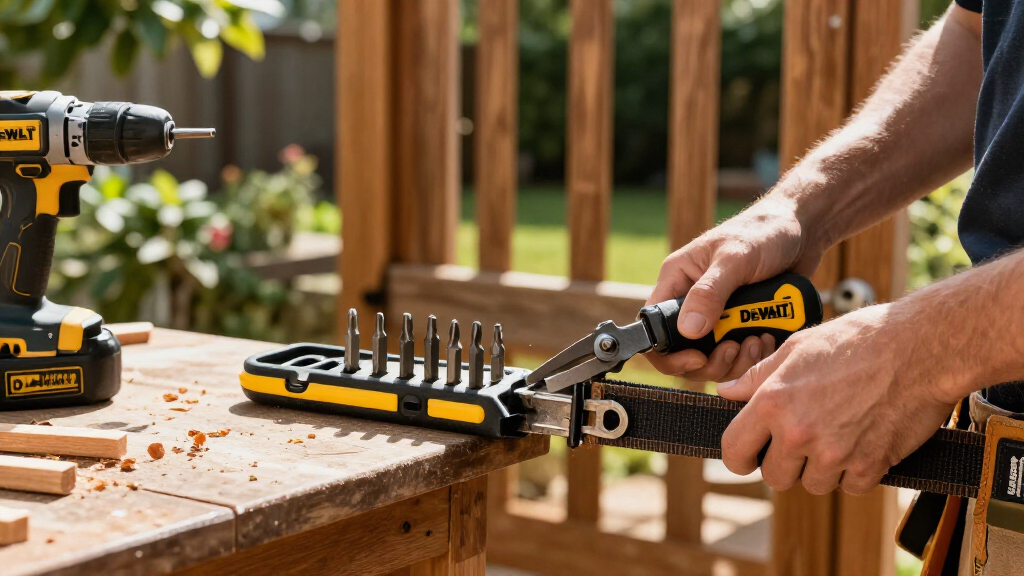 Need A Portable Bit Holder? The DeWALT Keyring Set For 1/4" Hex Bits Is $13.50