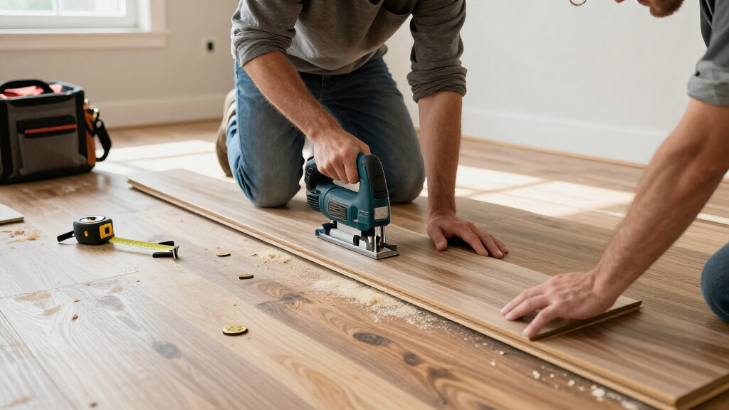 Step-by-Step Guide to Installing Vinyl Flooring with Power Tools
