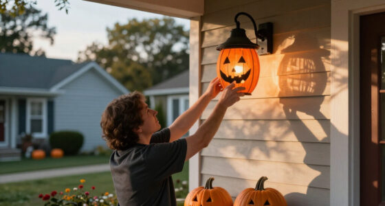 Turn Any Porch Light Into A Spooky Halloween Display With An Easy DIY