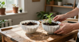 Turn Two Fluted Bowls From Dollar Tree Into Vintage-Style Planters
