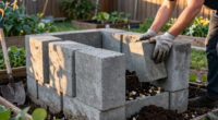 Use Concrete Blocks For A Durable Alternative To A Compost Bin